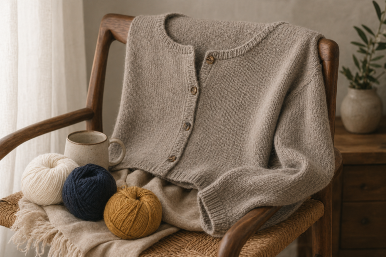 Schlichte Cardigans – zeitlose Basics mit Charakter