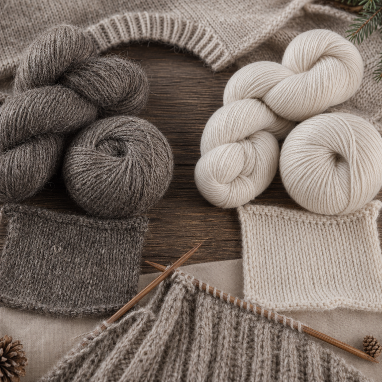Shetland vs. Merino – welche Wolle eignet sich besser für einen Winterpullover?