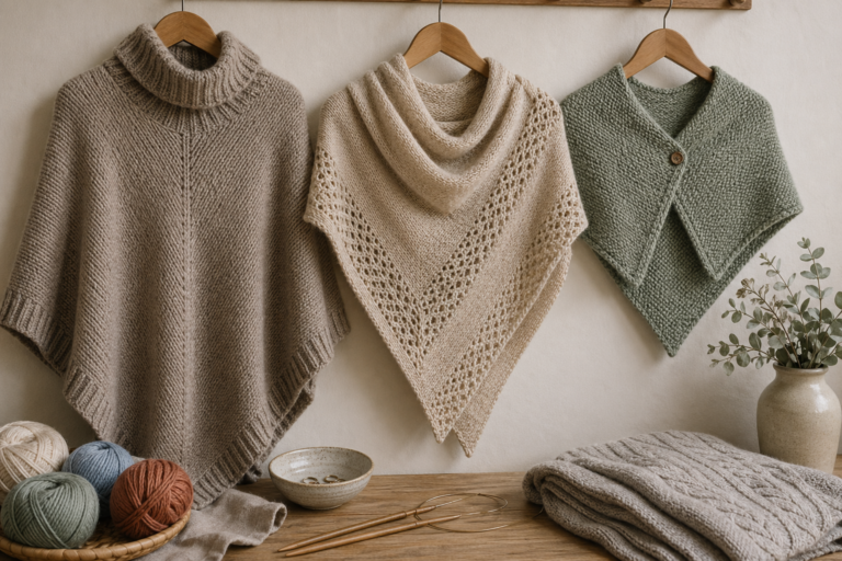Poncho, Tuch oder Schultertuch – welches Projekt passt besser in deinen Alltag