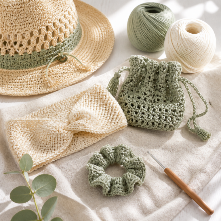 Sommeraccessoires häkeln – kleine Projekte mit viel Nutzen