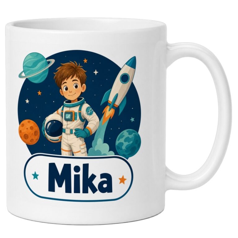 Astronauten-Tassen für Kinder: Eine kleine Geschenkidee für große Fragen