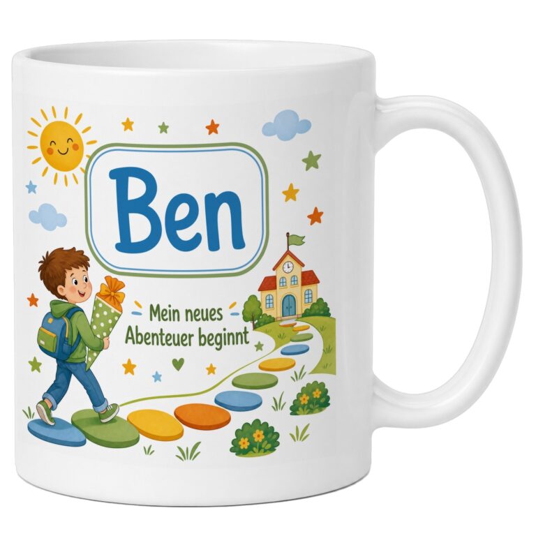 Einschulungsgeschenk mit bleibender Erinnerung: Warum eine Tasse den Schulstart begleitet