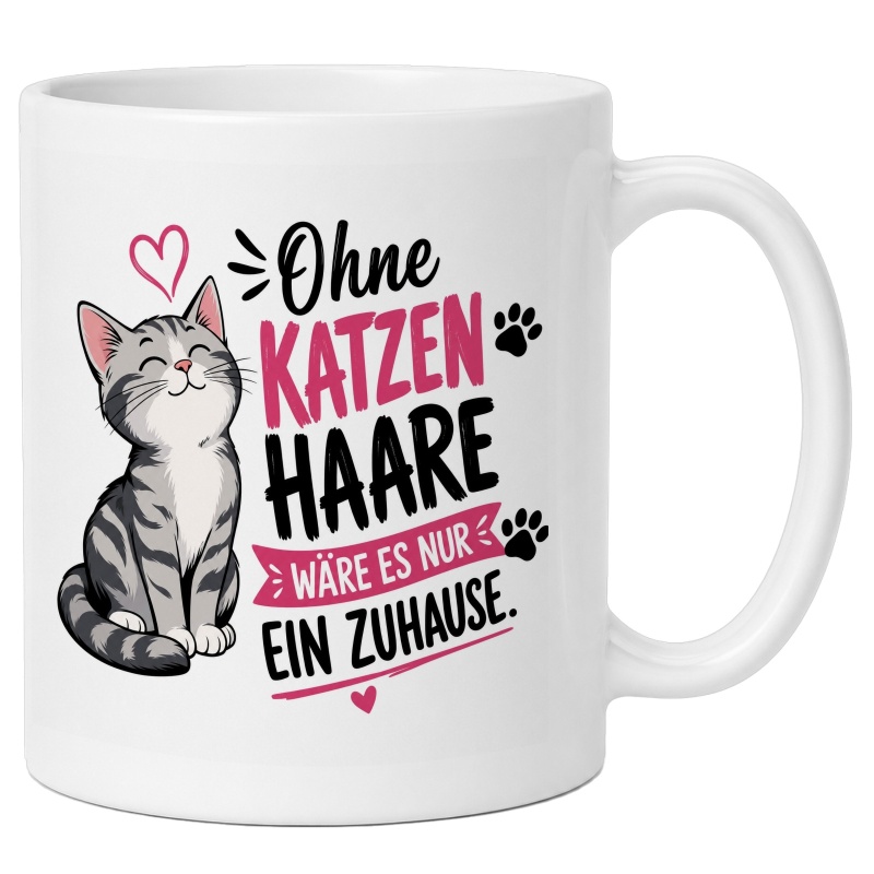 Humorvolle Tasse für Katzenmenschen