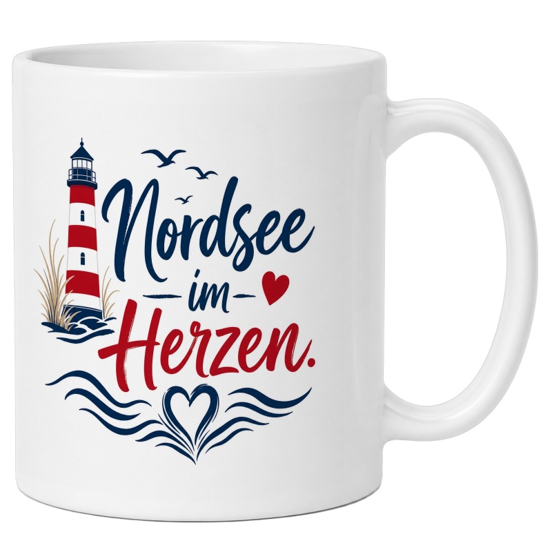 Tasse mit Nordsee-Motiv