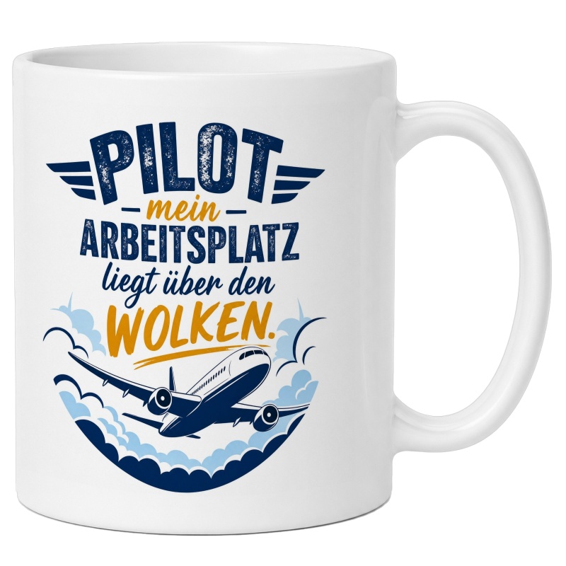 Tasse als Geschenk für Piloten
