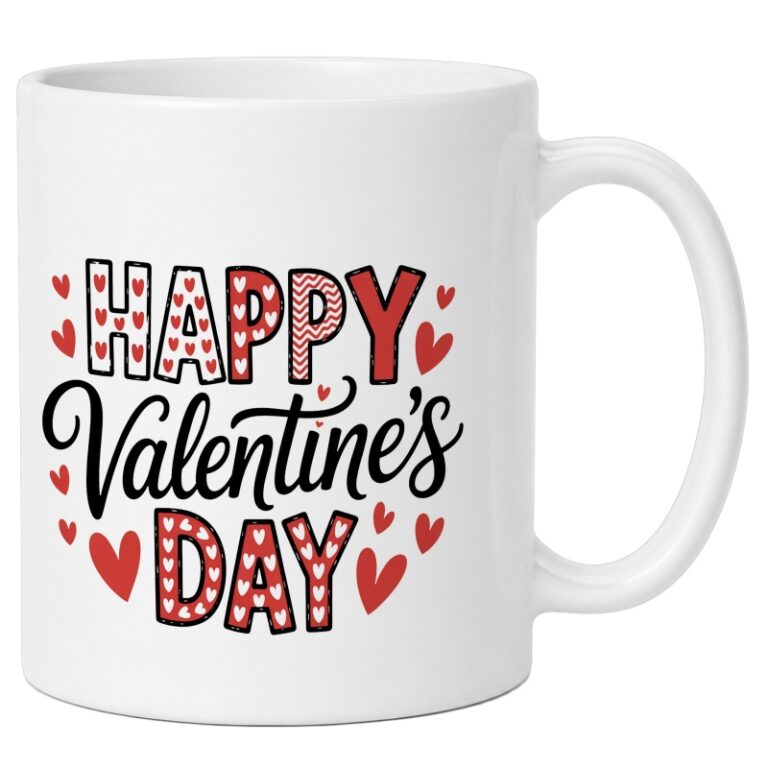 Valentinstag früh planen: Eine Tasse als persönliches Geschenk statt Last-Minute-Idee