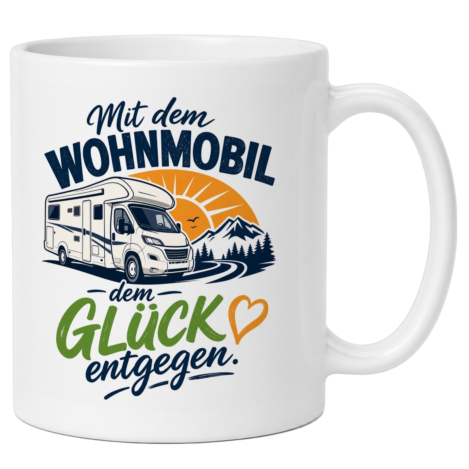 Tasse mit Wohnmobil-Motiv für Campingfans